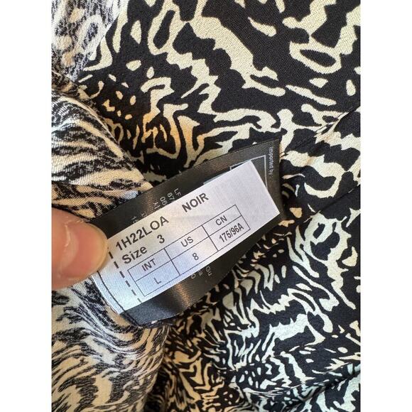 ba&sh Loa Dress EUC Size US 8 $345 MSRP Black Noir - Picture 6 of 8